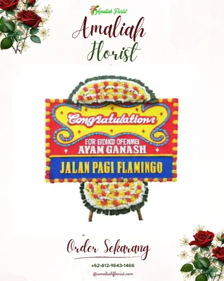 Sewa Papan Bunga Talang Padang